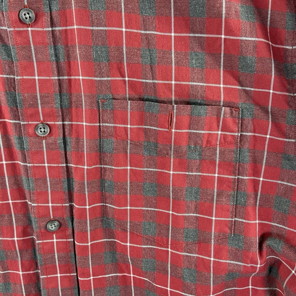 Pendleton Shirt Men's Medium Button Down Red Plai… - image 6